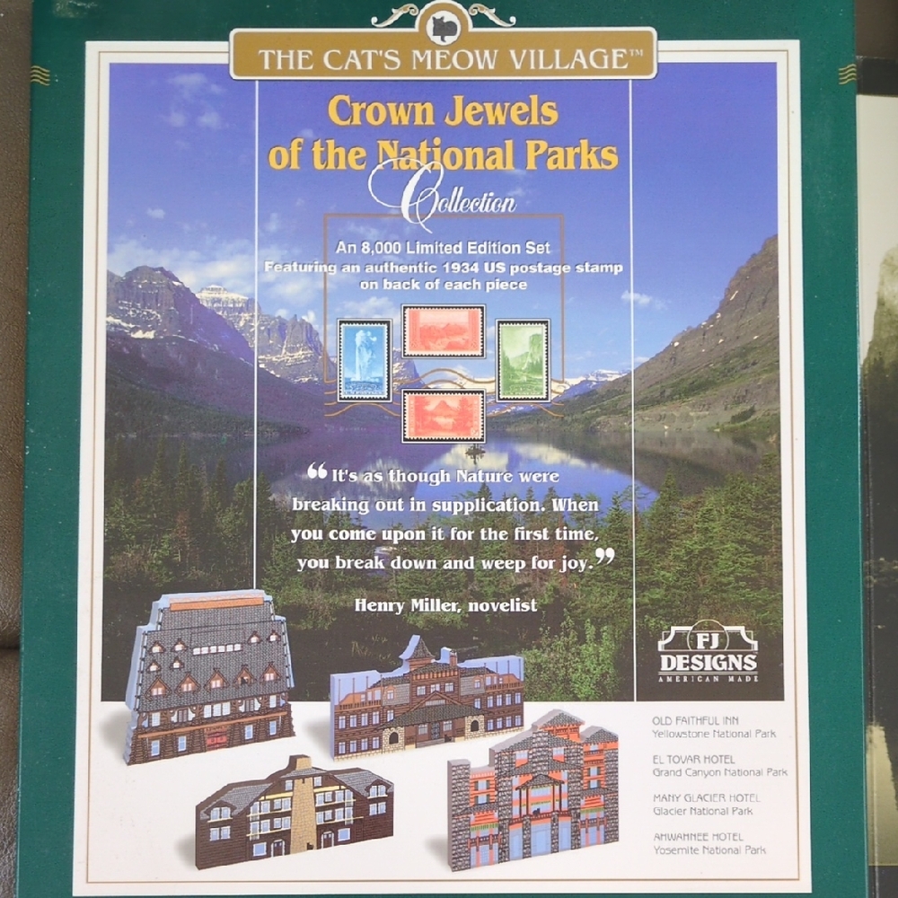The Cat's Meow Village National Parks Collection